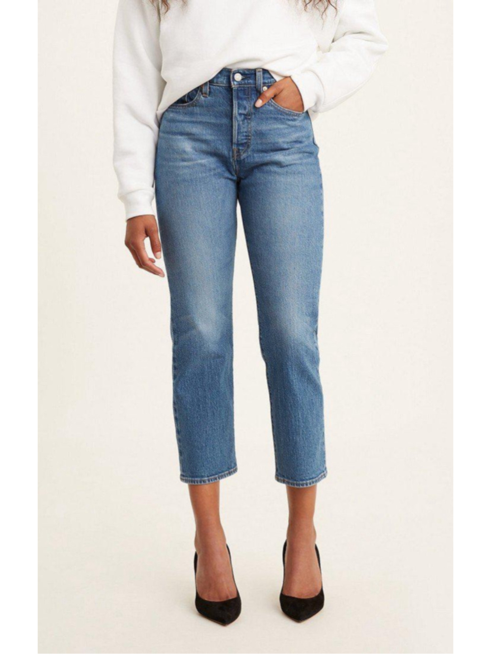 Levi’s Wedgie Straight Fit Denim Jeans Size 25 Jive Sound Vintage Inspired